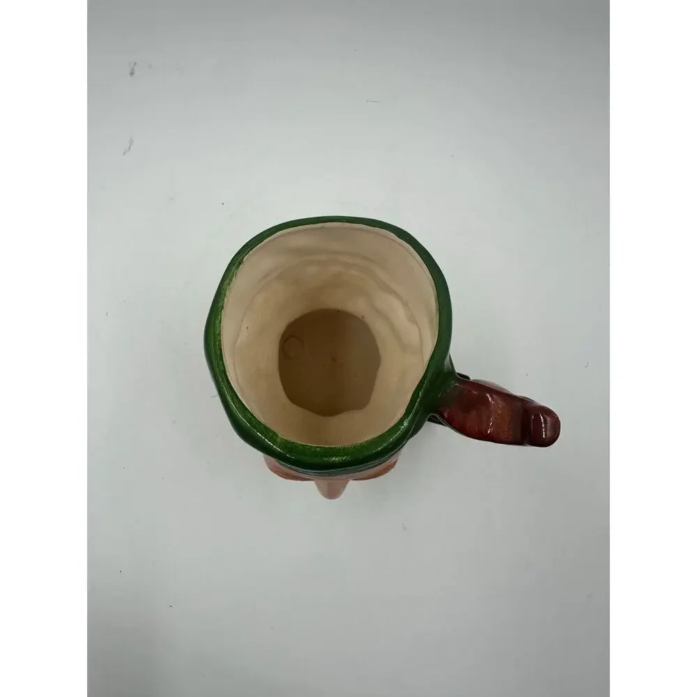 Vintage Shoemaker Cobbler Large Toby Mug Glazed Hand Painted Ceramic
